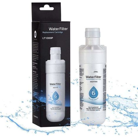 Set di 2 filtri (LT1000P) per frigorifero, filtro acqua per frigorifero -Crezuo