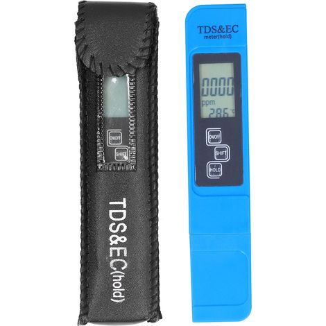 Testeur TDS/EC 0‑9999ppm, analyseur de qualité d’eau portable, stylo multifonction pour mesure de conductivité et pureté de l’eau (1/5)