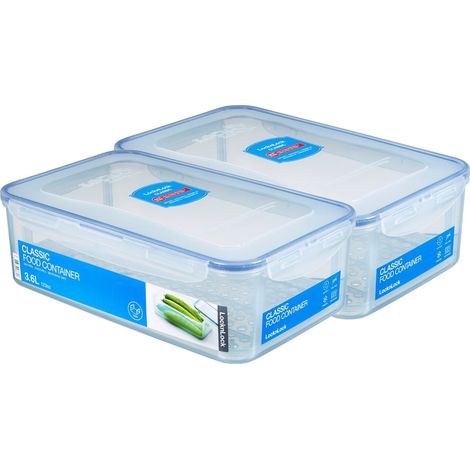 Vorratsdose rechteckig, 3,6 l mit Serviereinsatz 301 x 188 x 94 mm (1/5)