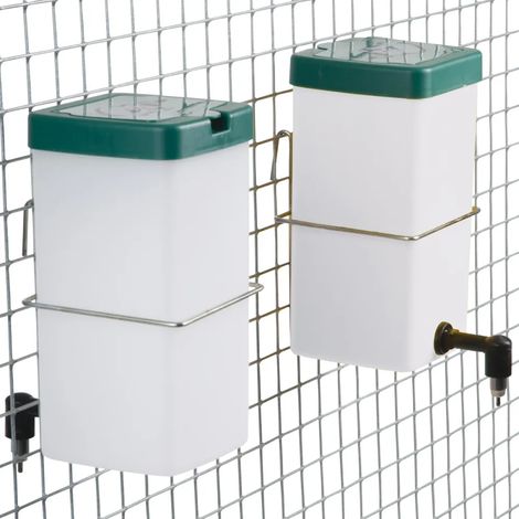 Abreuvoir à pipette pour cage volailles et lapins - 1L (1/2)