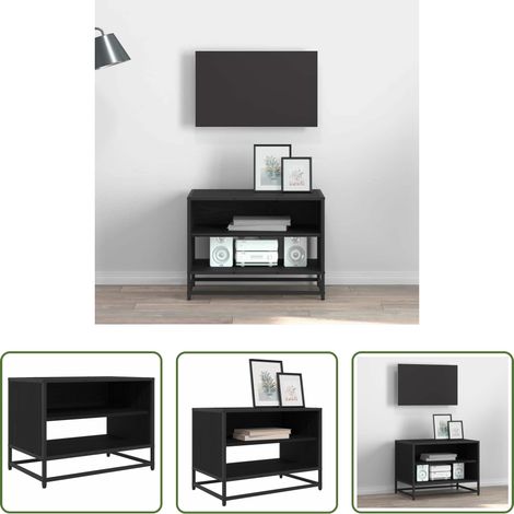 Meuble TV mural - Unites TV Chêne noir 61 x 40 x 46 cm Bois d'ingénierie (1/5)