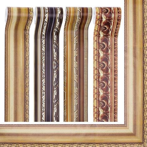 40 m 4 Styles 8 cm Photo Frame with Straight Edge Roller for School, Classroom, Bulletin Board, Blackboard, Home Office (1/5)