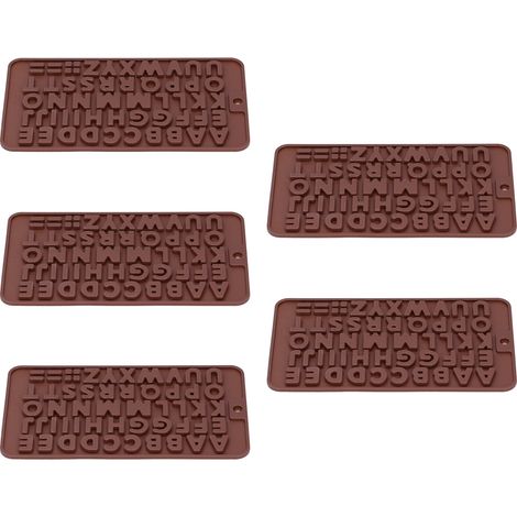 5 moules à pâtisserie mignons en silicone pour gâteau, pudding au chocolat et autres préparations pour la cuisine et la maison (1/5)