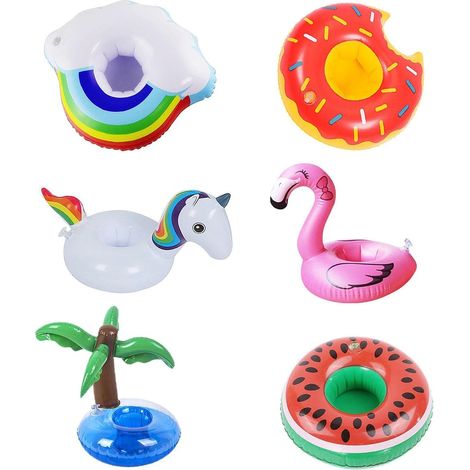 Ensemble de 6 porte-gobelets gonflables, porte-gobelets pour spa, gonflable (1/5)