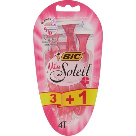 Blister d'épilation jetable Miss Soleil, 3 + 1 unité (1/5)