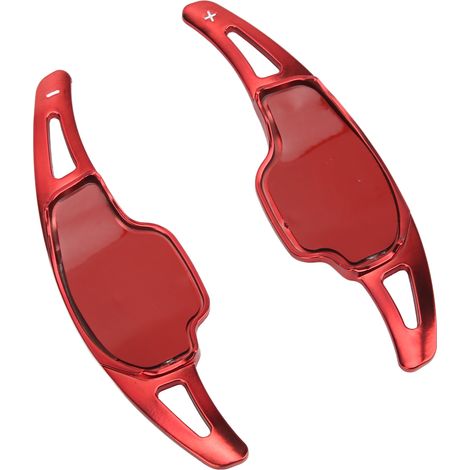Extension de palettes de changement de vitesse rouge ABS Compatible XT5 CT6 - Kit de 2 pièces pour volant, remplacement premium (1/5)