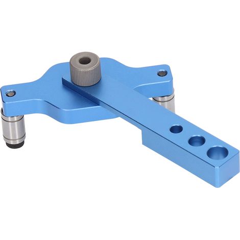 Jeu de 11 gabarits de perçage aluminium pour chevilles, guide de foret de précision, outil de menuiserie pour trous d'assemblage (1/5)