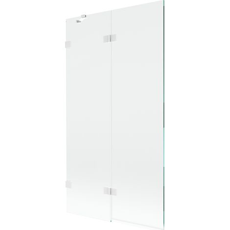 Mexen Lunar paratia doccia a 2 ante sinistra 100 x 150 cm, trasparente, bianco - 897-100-100-20-00-L (1/5)