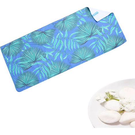 Serviette de plage en microfibre résistante au sable, à séchage rapide, absorbante et légère, idéale pour la natation, le camping, la piscine et le yoga. (1/5)