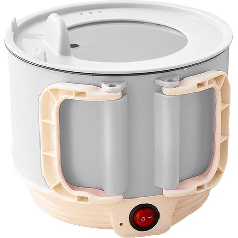 Mini réchaud électrique portable, chauffe rapide, utilisation facile, idéal pour les nouilles, la soupe, les steaks, le camping, prise UE 220 V, blanc