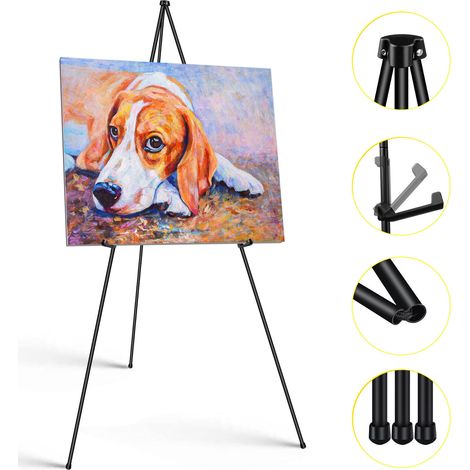 Nouveau 2024 Chevalet Support Studio Chevalets Dessin Peinture Support Pliant Art Wedding Display (1/4)