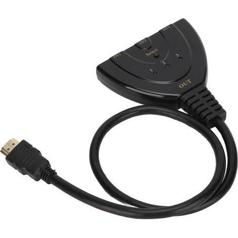 3x1 HD 4K 1080p Switch/Splitter für PS3 und Kabelbox (1/5)