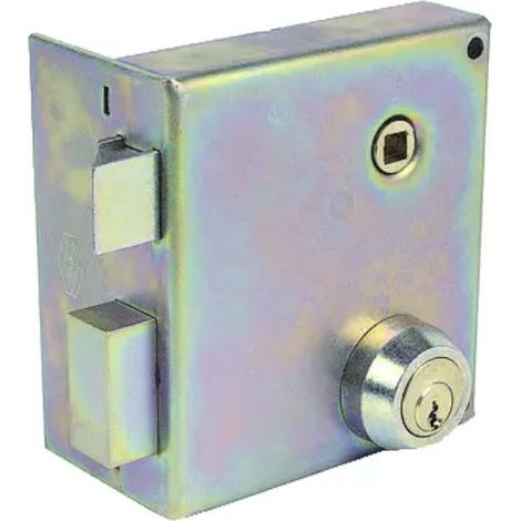 JPM 900400-03-2A Single-point surface-mounted lock - vertical with lock cylinder - 5 pins - 3 keys - Left-hand (1/2)
