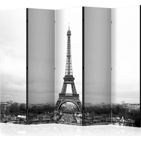 Paravent 5 Volets "Paris : Black & White Photography II" 172x225cm (1/2)