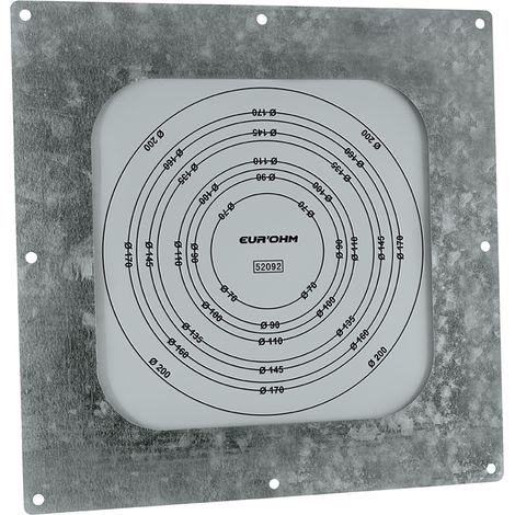 Membrane de passage étanche 30x30 sans cadre diamètre 80/200 (52092)