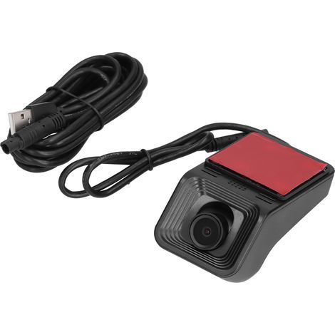 Caméra de tableau de bord pour voiture, Angle d'objectif de 140 °, écran tactile, détection de mouvement, DVR, enregistreur vidéo de conduite USB (1/5)