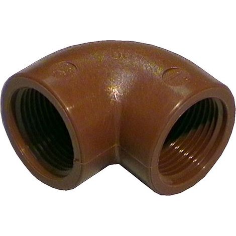 Gomito 90° in pp marrone Ø 1 ff (1/3)