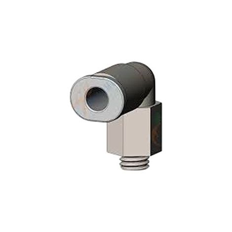 Raccord coudé SMC KQ2W vers M5 x 0,8 mâle Enfichable 4 mm ( Prix pour Sachet de 10 )