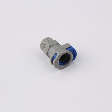 Raccord rapide pour tuyau extractible de 1,5 mètre, raccord rapide en plastique (10 pièces) (1/5)