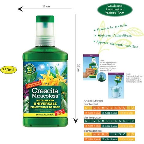 1PZ CRESCITA MIRACOLOSA UNIVERSALE ML.750 (1/5)