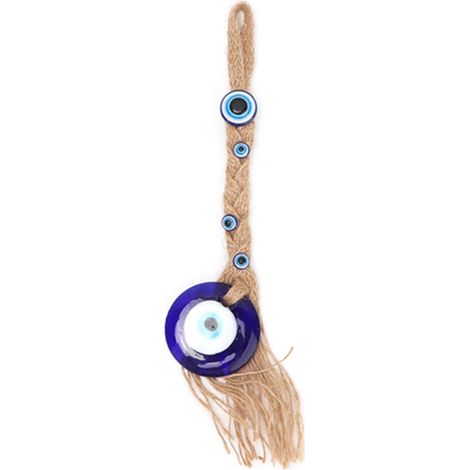 Turkish Glass Amulet Lucky Eye Charm Protection Against Misfortune and Bad Luck at Home (1/5)