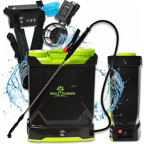 Pulvérisateur électrique rechargeable jardin à dos sans fil 16 L (1/5)
