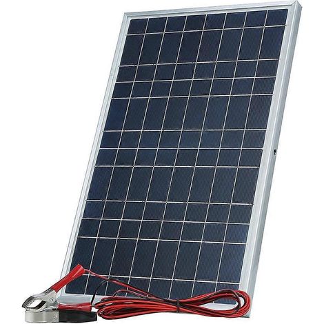 Kit panneau solaire 30 W 12 V, générateur solaire rechargeable portable pour extérieur, idéal pour la maison (1/5)