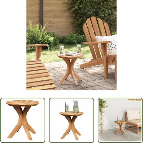 Teakholz - Beistelltisch Braun 40 x 40 x 41 cm Massivholz Teak (1/5)