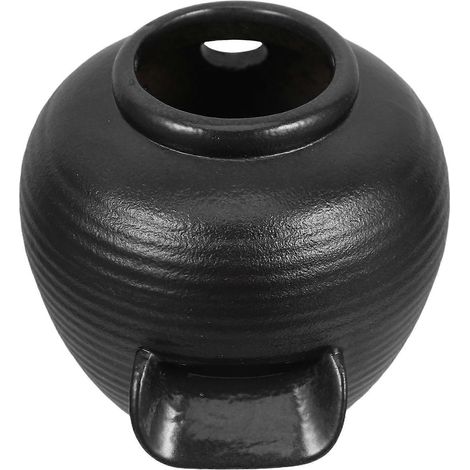 Ancient Ceramic Fish Tank Fountain - Hand Crafted Circulating Waterfall Jar For Indoor Tabletop Landscape Decor Living Room Office Zen Garden (1/5)