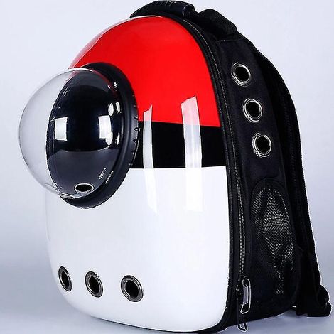 Sac de voyage portable de haute qualité pour chat/chien, style capsule spatiale, respirant, avec fenêtre en forme de bulle d'astronaute - M - Pokémon (1/5)