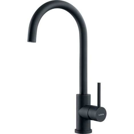Mitigeur Luisina RC308 063 Inox PVD Noir Mat - 000000 coloris (1/2)