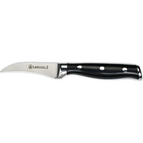 LAGUIOLE CUISSON - Couteau bec d'oiseau noir 18cm - "Essentials"