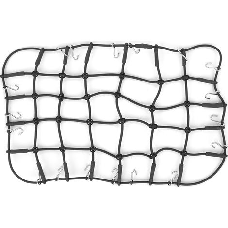 Filet Élastique de Toit pour Bagages, Accessoire Extensible pour RC Crawler 1/8 1/10, Noir (1/5)