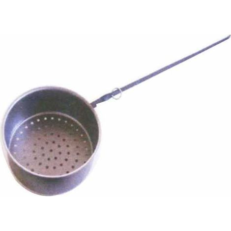 Sartén de castañas Biella con mango de hierro de 27 cm