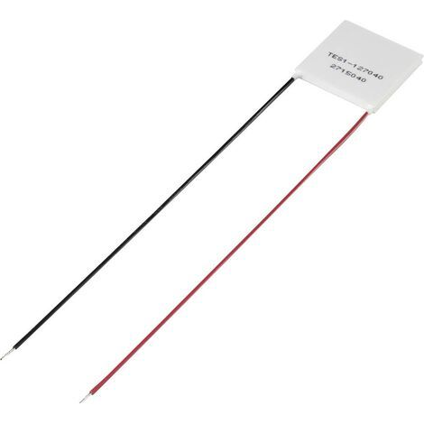 Elément Peltier TRU COMPONENTS TES1-127040 1389165 15.4 V/DC 3.9 A 33.4 W (L x l x H) 30 x 30 x 3.2 mm 1 pc(s) (1/2)