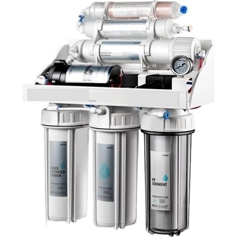 Système de Filtre à Eau Appareils électroménagers Osmose Inverse à 6 étapes, système de Filtration d'eau, ioniseur (Color : Without Pump, Size : 1 UK) (1/4)