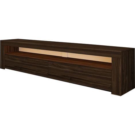 Porta TV in legno "Bati" - 150 x 36 x 46 cm - Marrone