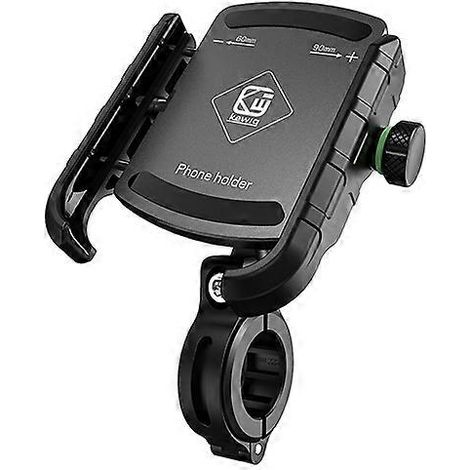Support de rétroviseur pour guidon de vélo/moto Kewig bleu avec support pour téléphone portable (1/5)