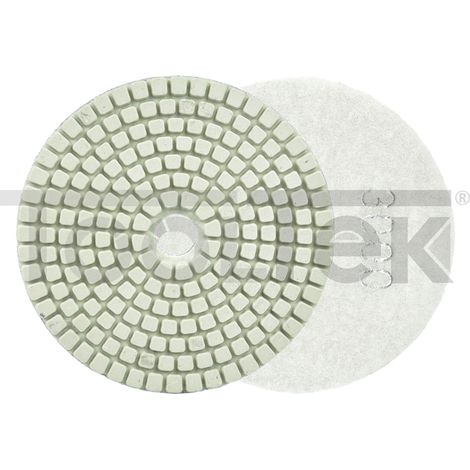 DISCO ABRASIVO LEVIGATURA LUCIDATURA A UMIDO GRES 100mm GR3000 G78916