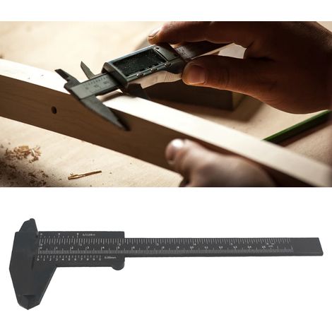 Messschieber 0-150 mm, doppelte metrische und Zoll-Skala, Präzisionsmessgerät für Reparaturen und Heimwerkerarbeiten. (1/5)