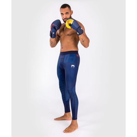 Venum Herren Sport-Trainingsleggings 05 Blau/Gelb M