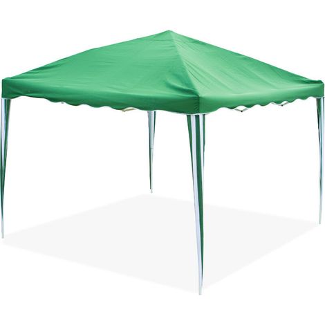 Gazebo Richiudibile Domus Acciaio/Poly Verde Mt 3X3 - 1 Pz (1/5)
