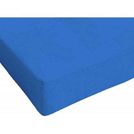 Italian Bed Linen, Max Color, Lenzuolo sotto, Royal, 1 Posto (1/4)