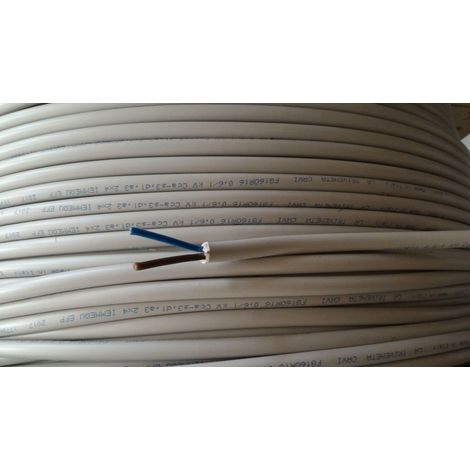 Cavi al metro cavo fg16or16 multipolare fg16 2 conduttori da 4mmq senza giallo verde fg7-2x4 fg16or16-2x4