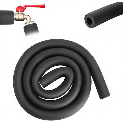 Isolation Tuyau Mousse Ø16mm – Manchon Isolant 9mm Épaisseur 1,8m, Isolant Caoutchouc pour Tuyau de Chauffage et Canalisation d’Eau, Isolation Thermique et Antigel (1/4)
