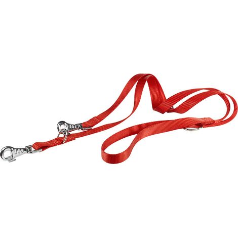 GUINZAGLIO ADDESTRAMENTO PER CANE 'CLUB GA' cm 200 x mm 20 - rosso- 2 pezzi - FERPLAST
