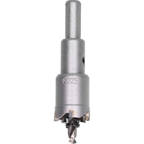 Outil de perçage et de coupe How Saw Drill For Opener en carbure TCT pour métal et bois, 22,5 mm (1/5)
