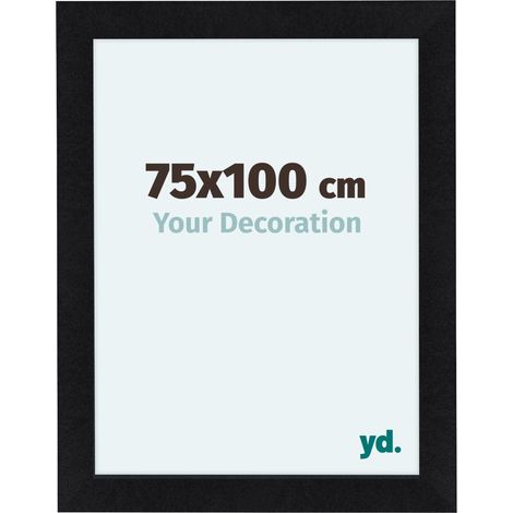 yd. - Cadre photo 75x100 - Noir Mat - MDF - Como (1/5)