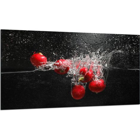PLAQUE DE PROTECTION EN VERRE POUR CUISINIÈRE 90X52 FRUIT (1/5)