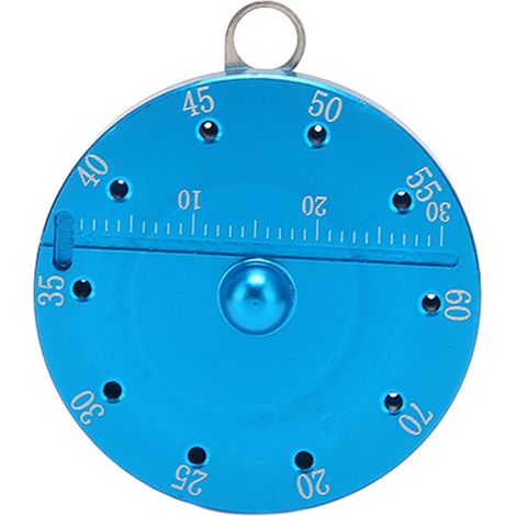 Règle de coupe en alliage d'aluminium pour cutter de pointes de gutta-percha, outil de mesure rond pour laboratoire dentaire. (1/5)